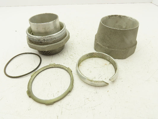 Appleton Raintight Compression Connector 3" Conduit Fitting Aluminum Bullet