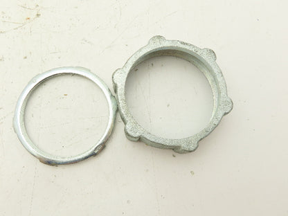 Rigid Compression Connector 3" Threadless Malleable Iron