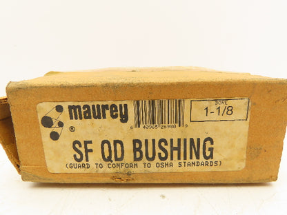 Maurey 1-1/8 Quick Disconnect Bushing 1-1/8" Bore 4-5/8" Flange OD Lot of 2