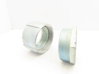 OZ Gedney 4-300 Rigid 3 Piece Coupling 3" Trade Size Malleable Iron