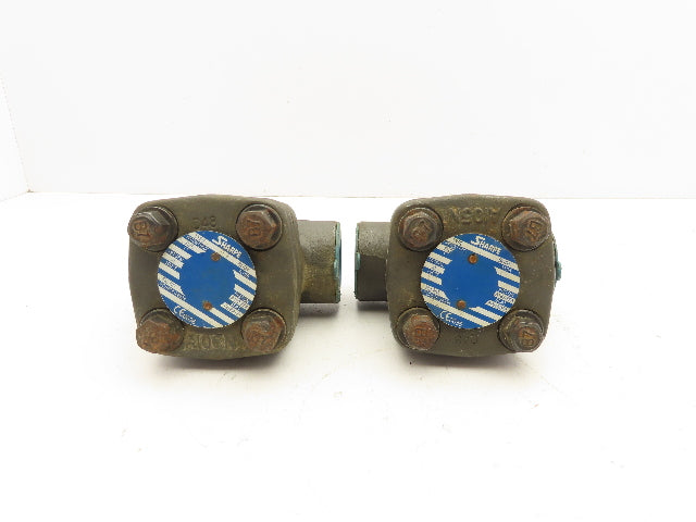 Sharpe 24834 Piston Check Valve Class 800 Steel 1" FNPT Threaded  Lot of 2