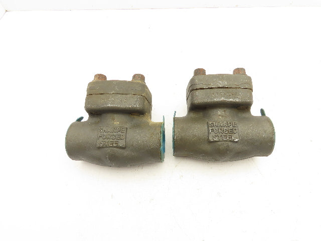 Sharpe 24834 Piston Check Valve Class 800 Steel 1" FNPT Threaded  Lot of 2