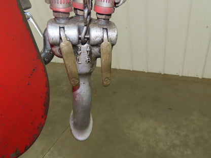 Chicago Pneumatic 1/4 Ton 500Lb Power Vane Air Chain Hoist 10' 3" Lift Pendant