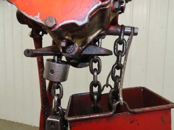 Chicago Pneumatic 1/4 Ton 500Lb Power Vane Air Chain Hoist 10' 3" Lift Pendant