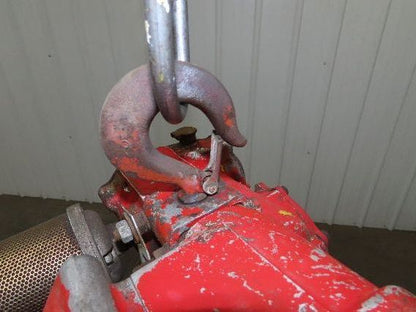 Chicago Pneumatic 1/4 Ton 500Lb Power Vane Air Chain Hoist 11' 2" Lift Pendant