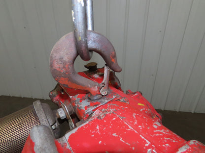 Chicago Pneumatic 1/4 Ton 500Lb Power Vane Air Chain Hoist 11' 2" Lift Pendant