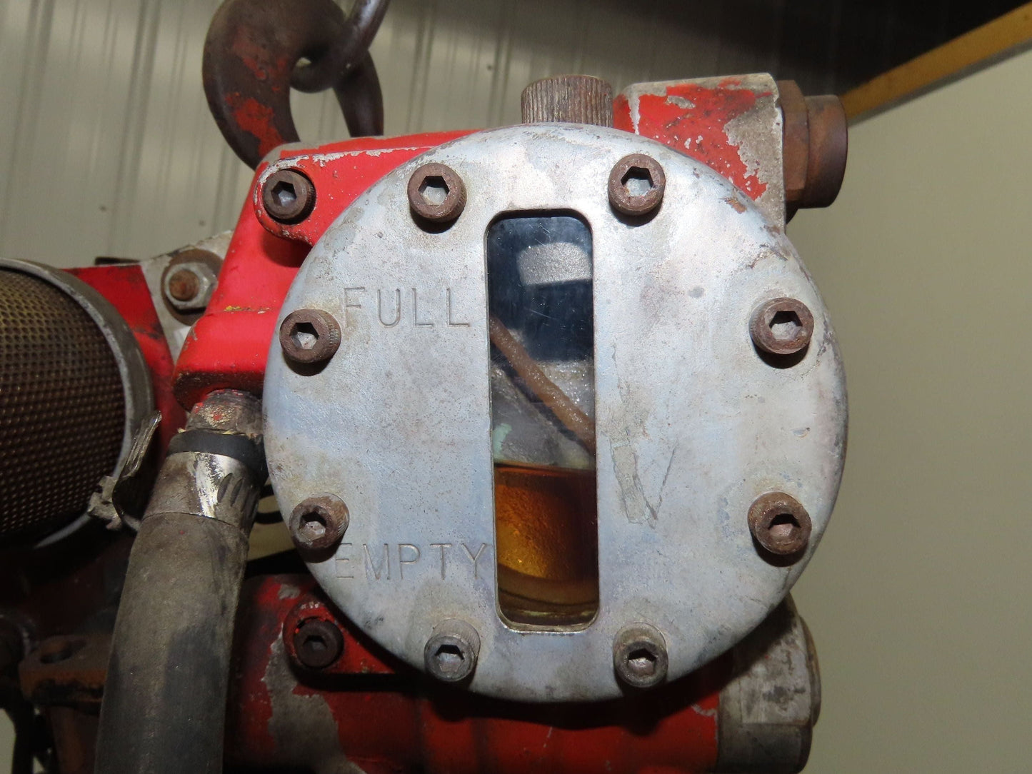 Chicago Pneumatic 1/4 Ton 500Lb Power Vane Air Chain Hoist 11' 2" Lift Pendant