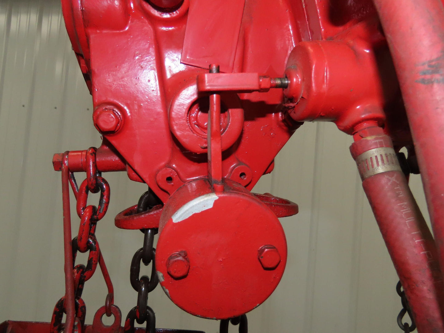 Chicago Pneumatic 1/4 Ton 500Lb Power Vane Air Chain Hoist 10' 2" Lift Pendant