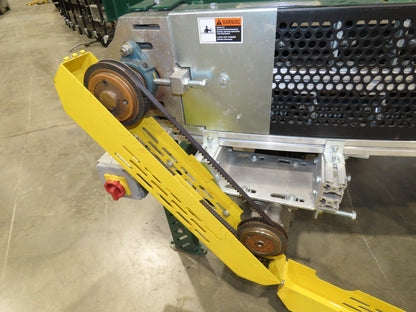 Transnorm TS1500/140 45° RH Curve 32" Belt Conveyor 300 FPM Belt Drive 460V 3PH