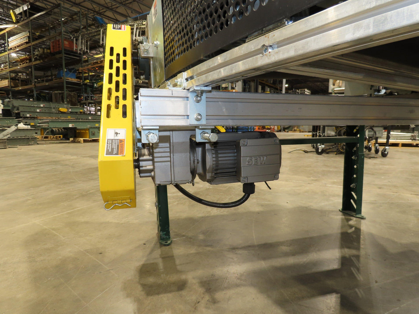 Transnorm TS1500/140 45° RH Curve 32" Belt Conveyor 300 FPM Belt Drive 460V 3PH