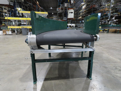Transnorm TS1500/140 45° RH Curve 32" Belt Conveyor 300 FPM Belt Drive 460V 3PH