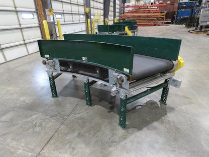 Transnorm TS1500/140 45° RH Curve 32" Belt Conveyor 300 FPM Belt Drive 460V 3PH