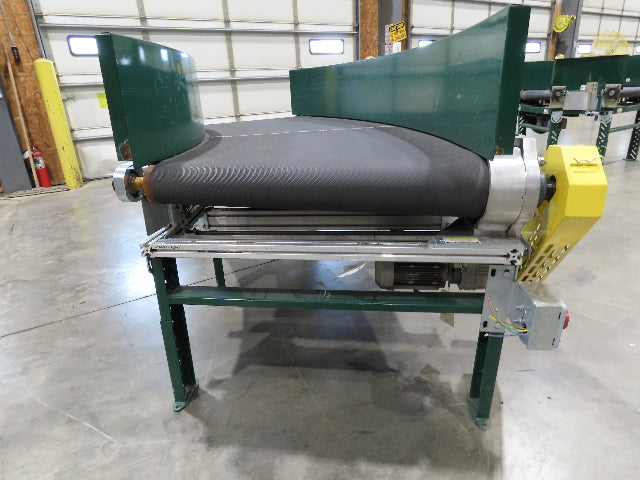 Transnorm TS1500/140 45° RH Curve 32" Belt Conveyor 300 FPM Belt Drive 460V 3PH