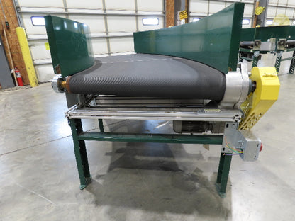 Transnorm TS1500/140 45° RH Curve 32" Belt Conveyor 300 FPM Belt Drive 460V 3PH