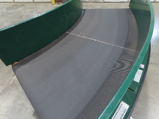 Transnorm TS1500/140 45° RH Curve 32" Belt Conveyor 300 FPM Belt Drive 460V 3PH