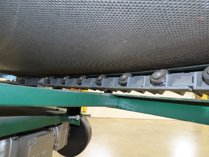 Transnorm TS1500/100 60° LH Curve 24" Belt Conveyor 210 FPM Belt Drive 460V 3PH