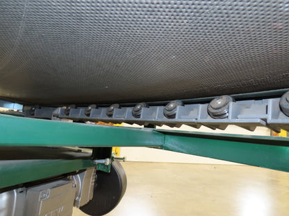 Transnorm TS1500/100 60° LH Curve 24" Belt Conveyor 210 FPM Belt Drive 460V 3PH