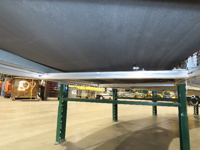 Transnorm TS1500/140 90° RH Curve 32" Belt Conveyor 420 FPM Belt Drive 460V 3PH