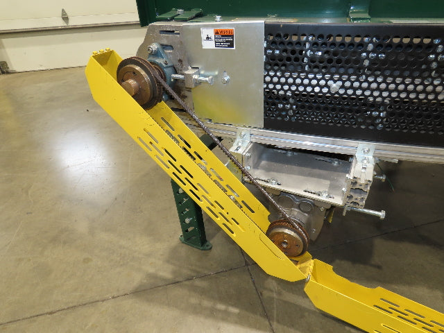 Transnorm TS1500/140 90° RH Curve 32" Belt Conveyor 420 FPM Belt Drive 460V 3PH