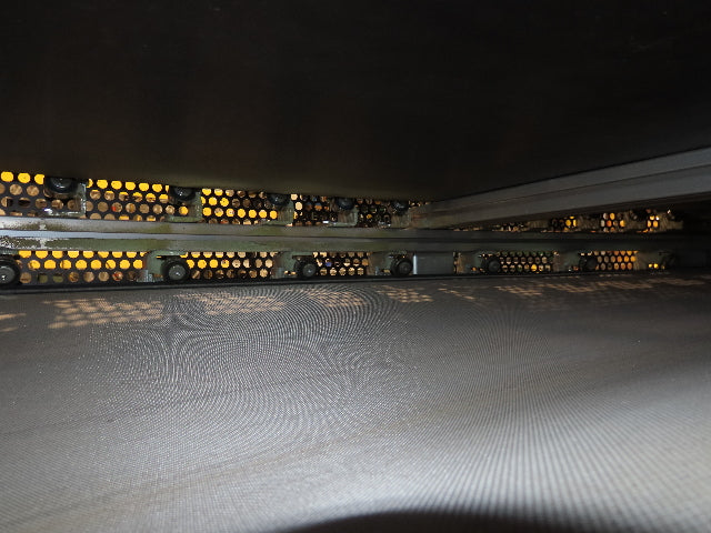 Transnorm TS1500/140 90° RH Curve 32" Belt Conveyor 420 FPM Belt Drive 460V 3PH