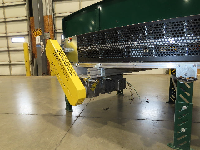 Transnorm TS1500/140 90° RH Curve 32" Belt Conveyor 420 FPM Belt Drive 460V 3PH