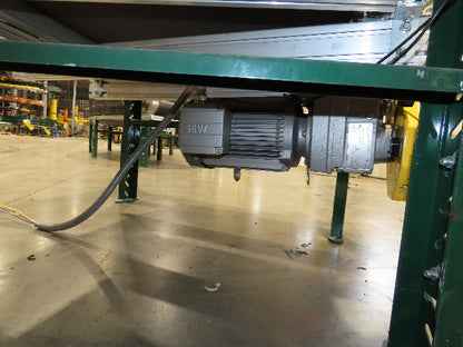 Transnorm TS1500/140 90° RH Curve 32" Belt Conveyor 420 FPM Belt Drive 460V 3PH