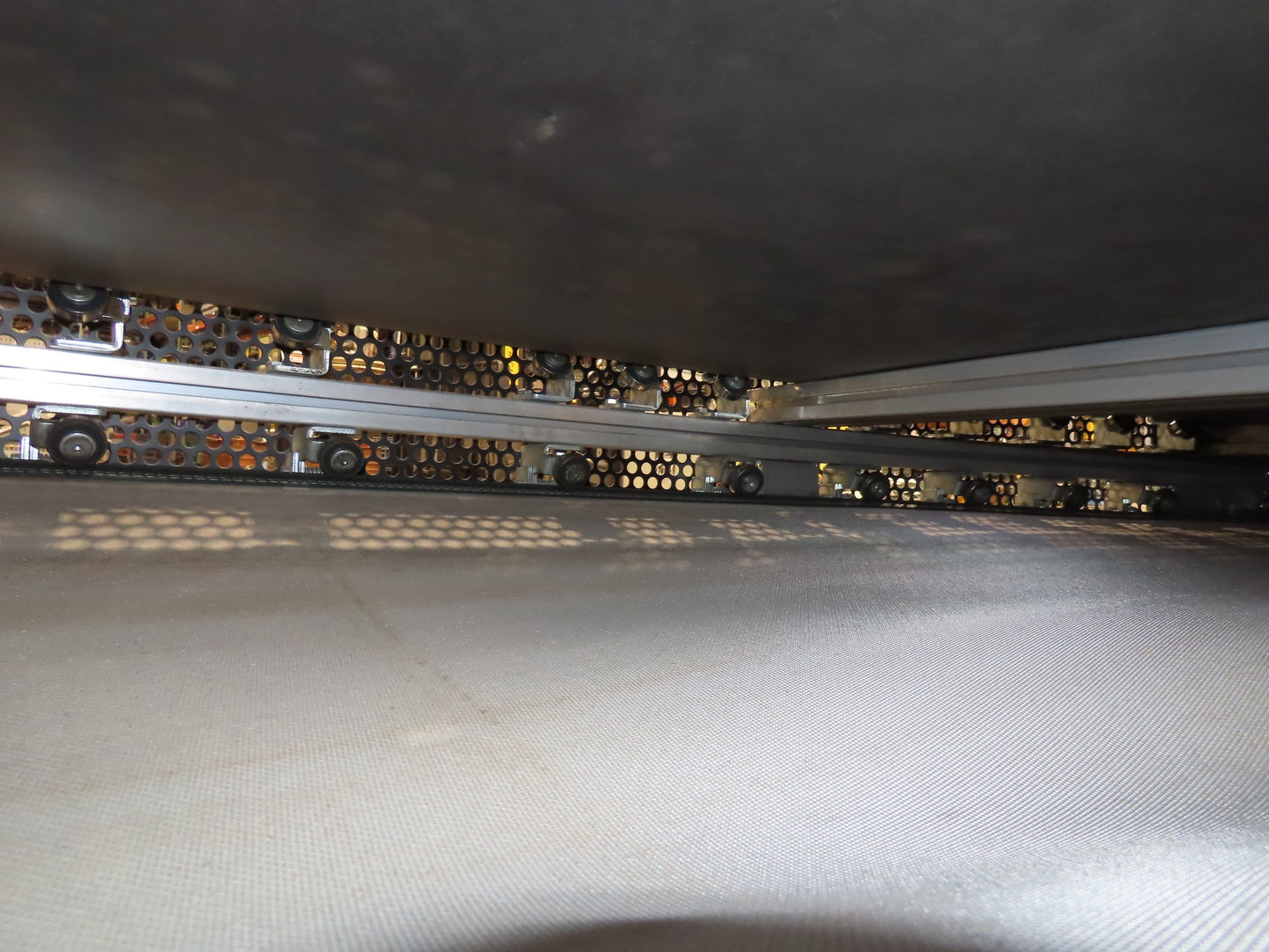 Transnorm TS1500/140 90° RH Curve 32" Belt Conveyor 420 FPM Belt Drive 460V 3PH