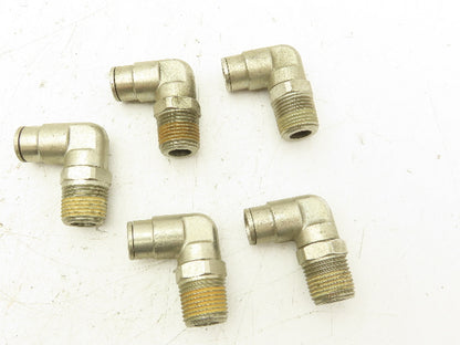 Norgren 124470748 Pneufit Swivel Male Elbow 1/2" OD Tube 1/2" MNPT Lot of 5