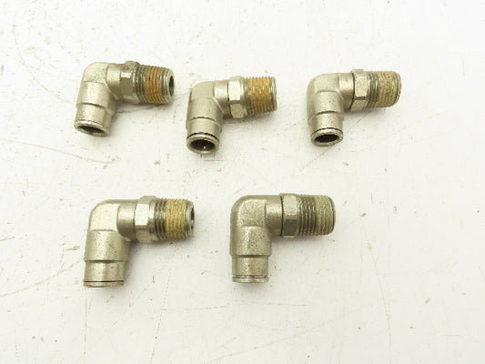 Norgren 124470748 Pneufit Swivel Male Elbow 1/2" OD Tube 1/2" MNPT Lot of 5