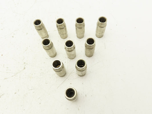 Norgren 120200700 Pneufit Union 1/2" OD x 1/2" OD Tube Push Connect Lot of 10