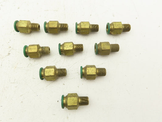 Parker W68PL-8-4 Prestolok Push Connect Fitting 1/2" OD x 1/4" MNPT Lot of 10