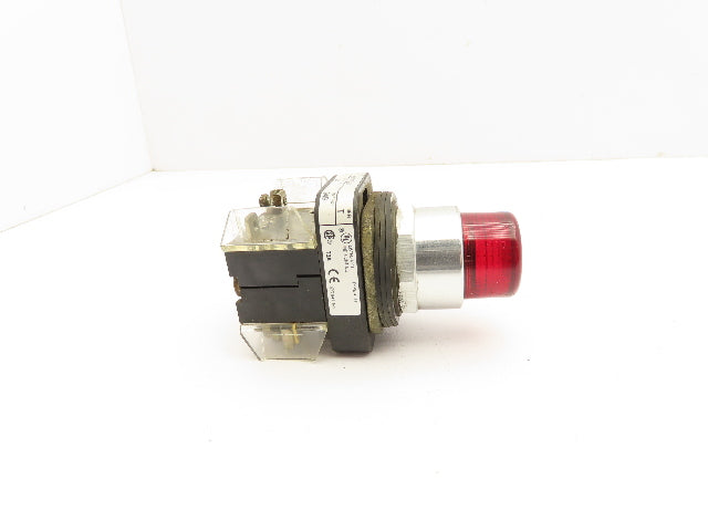 Allen Bradley 800T-QT20R Red Illuminated Pushbutton 30mm