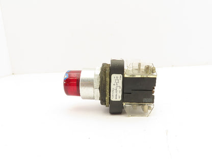 Allen Bradley 800T-QT20R Red Illuminated Pushbutton 30mm