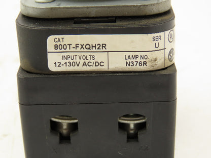 Allen Bradley 800T-FXQH2R Red Illuminated Push/Pull Button 30mm