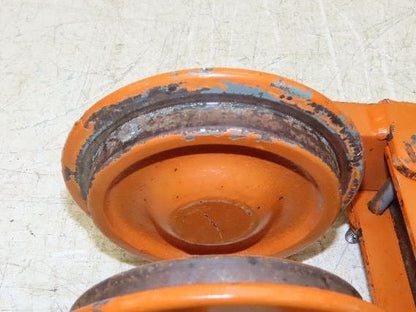 Cleveland Tramrail Underhung Bridge Crane End Truck H-1/2 Idler Head WA 5"Wheels