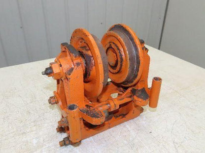 Cleveland Tramrail Underhung Bridge Crane End Truck ES Idler Head WA 5" Wheels