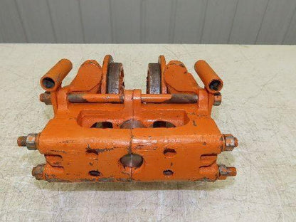 Cleveland Tramrail Underhung Bridge Crane End Truck ES Idler Head WA 5" Wheels