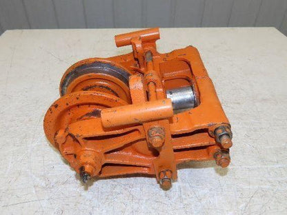 Cleveland Tramrail Underhung Bridge Crane End Truck ES Idler Head WA 5" Wheels