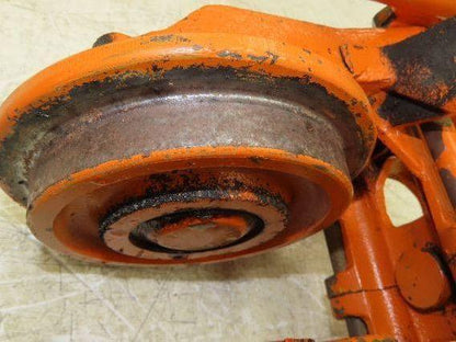 Cleveland Tramrail Underhung Bridge Crane End Truck ES Idler Head WA 5" Wheels