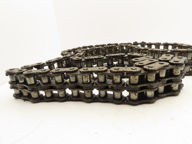 Hitachi 100N 2-Strand Double Roller Chain 1.25" Pitch 8' 4"L