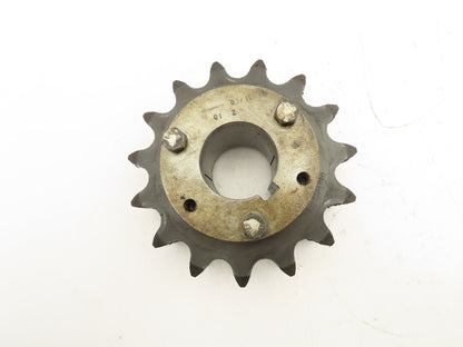 Double Roller Chain Sprocket 15-Tooth 1.25" Pitch 2" Bore