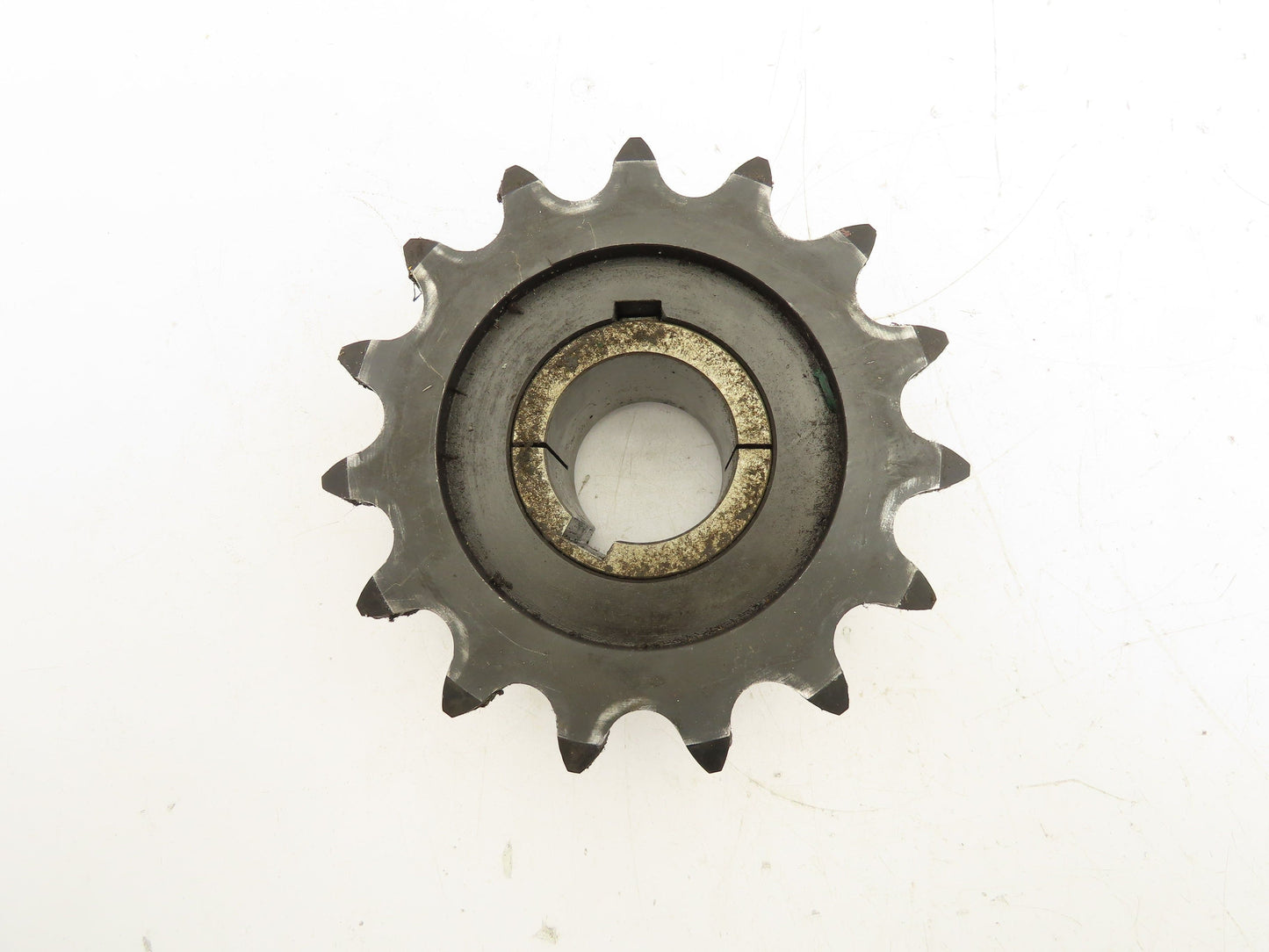 Double Roller Chain Sprocket 15-Tooth 1.25" Pitch 2" Bore