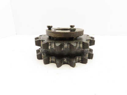 Double Roller Chain Sprocket 15-Tooth 1.25" Pitch 2" Bore