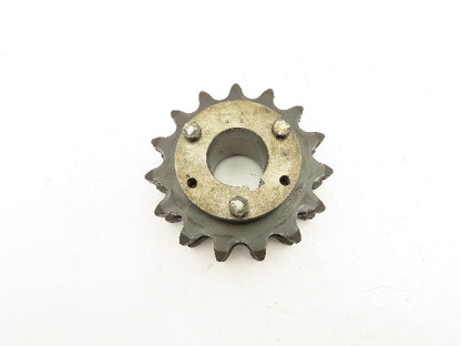 Double Roller Chain Sprocket 15-Tooth 1.25" Pitch 2" Bore