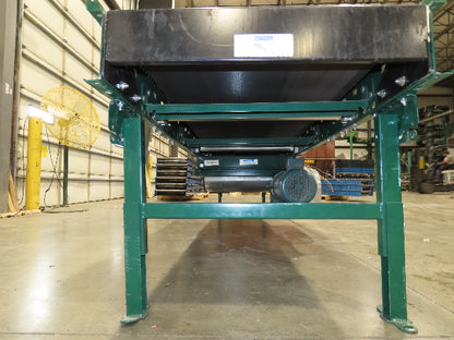 Dematic Rapistan 31"x 14' Slider Bed Conveyor 24" Belt 420fpm Belt Drive 460V