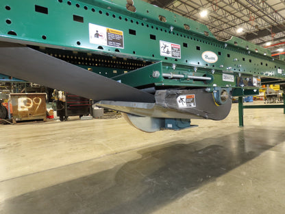 Dematic Rapistan 31"x 14' Slider Bed Conveyor 24" Belt 420fpm Belt Drive 460V