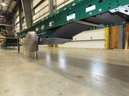 Dematic Rapistan 31"x 14' Slider Bed Conveyor 24" Belt 420fpm Belt Drive 460V