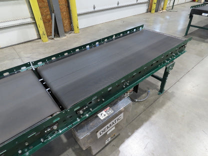 Dematic Rapistan 31"x 18' Gapper Conveyor 26" Belt 3-Speed 235-335fpm Belt Drive