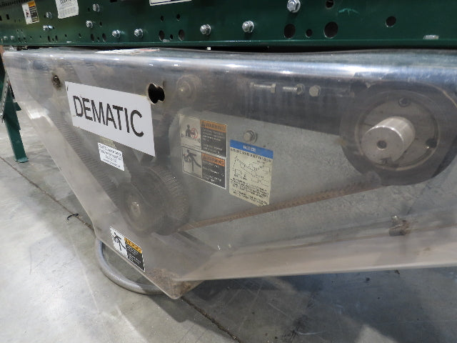 Dematic Rapistan 31"x 18' Gapper Conveyor 26" Belt 3-Speed 235-335fpm Belt Drive