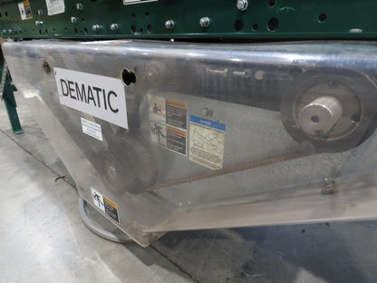 Dematic Rapistan 31"x 18' Gapper Conveyor 26" Belt 3-Speed 235-335fpm Belt Drive